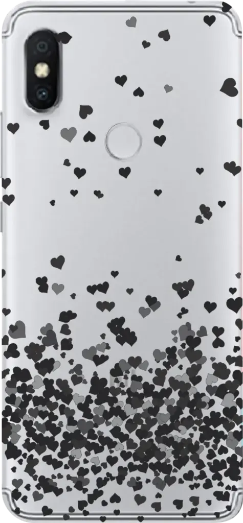 CAPINHA CORAÇÕES FLUTUANTES BLACK (COM NOME)