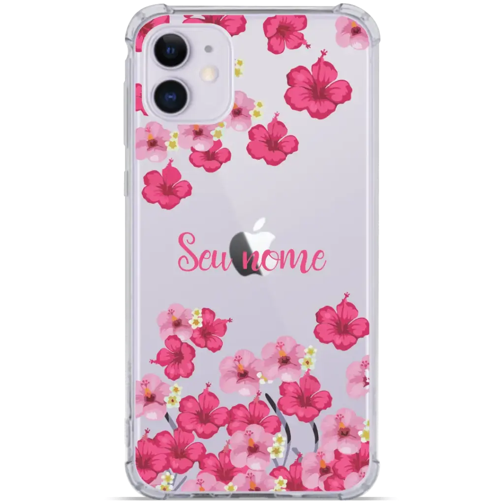 CAPINHA FLORES ROSAS (COM NOME)