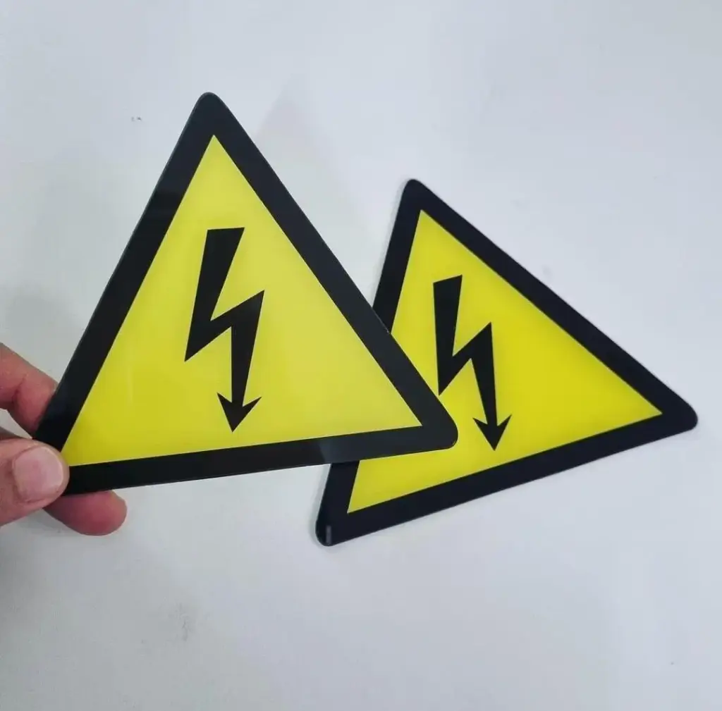 Placas de sinalização 