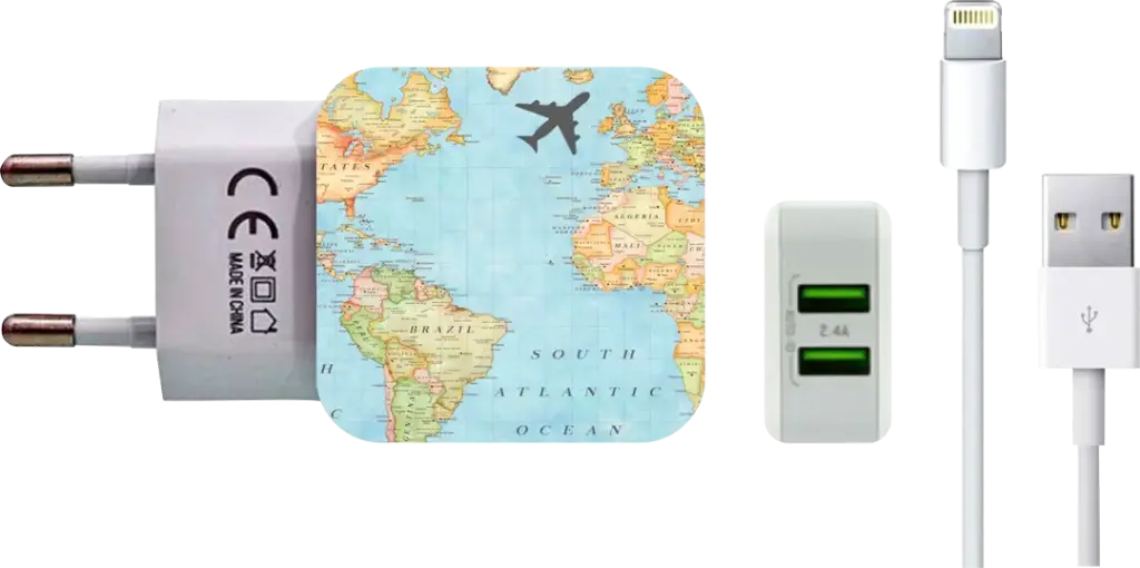 Carregador Volta Ao Mundo (Com Nome)