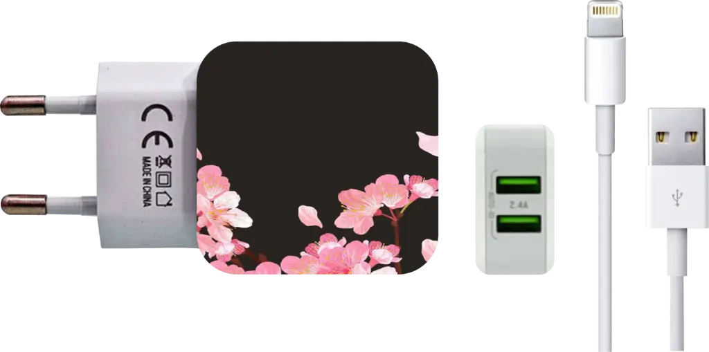 Carregador Floral Crescendo (Com Nome)