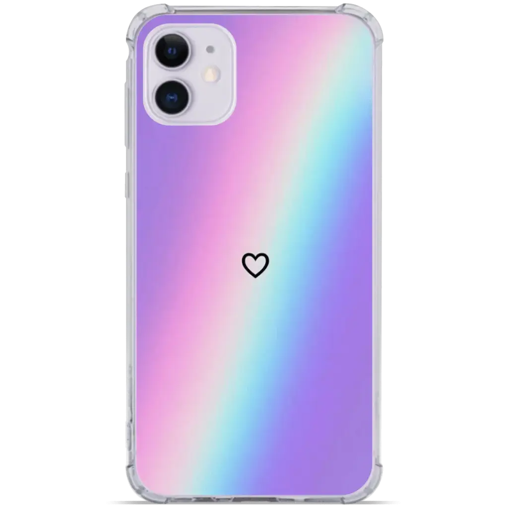 CAPINHA ARCO ÍRIS E CORAÇÃO