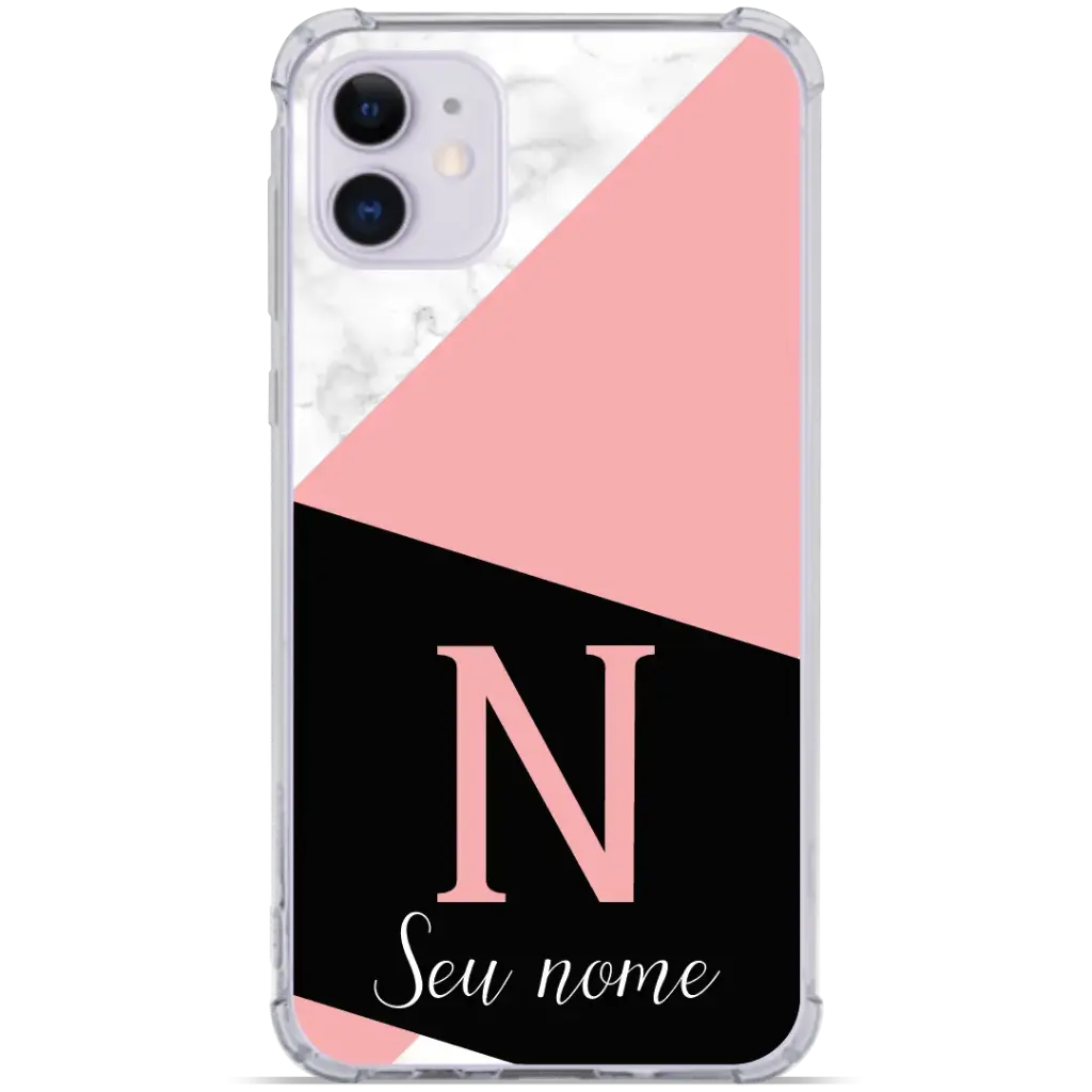 CAPINHA BLACK PINK (COM NOME E INICIAL)