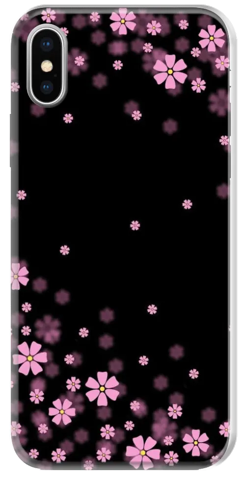 CAPINHA DARK FLORAL ROSAS