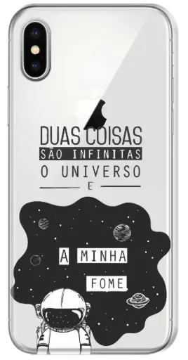 [#B069] CAPINHA DUAS COISAS SÃO INFINITAS, O UNIVERSO E A MINHA FOME