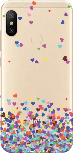 [#N019] CAPINHA CORAÇÕES FLUTUANTES COLORIDOS (COM NOME