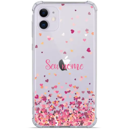 [#N016] CAPINHA CORACÕES FLUTUANTES (COM NOME)