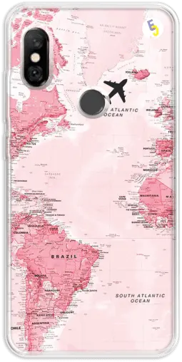 [#N003] CAPINHA VOLTA AO MUNDO ROSA (COM NOME)