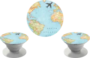 Pop Socket Volta Ao Mundo (Com Nome)
