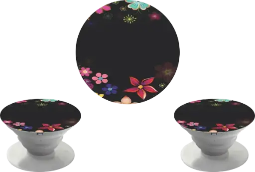 Pop Socket Flores (Com Nome)