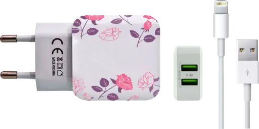 [carregador n001-1-1-1-1-1-1-1-1-1-1] Carregador Rosas Magenta (Com Nome)