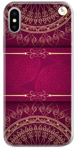 [#164] CAPINHA MANDALA VINHO