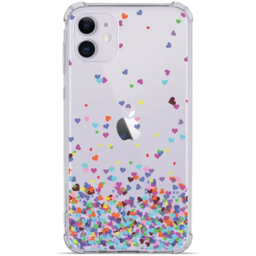 [#B013] CAPINHA CORAÇÕES FLUTUANTES COLORIDO